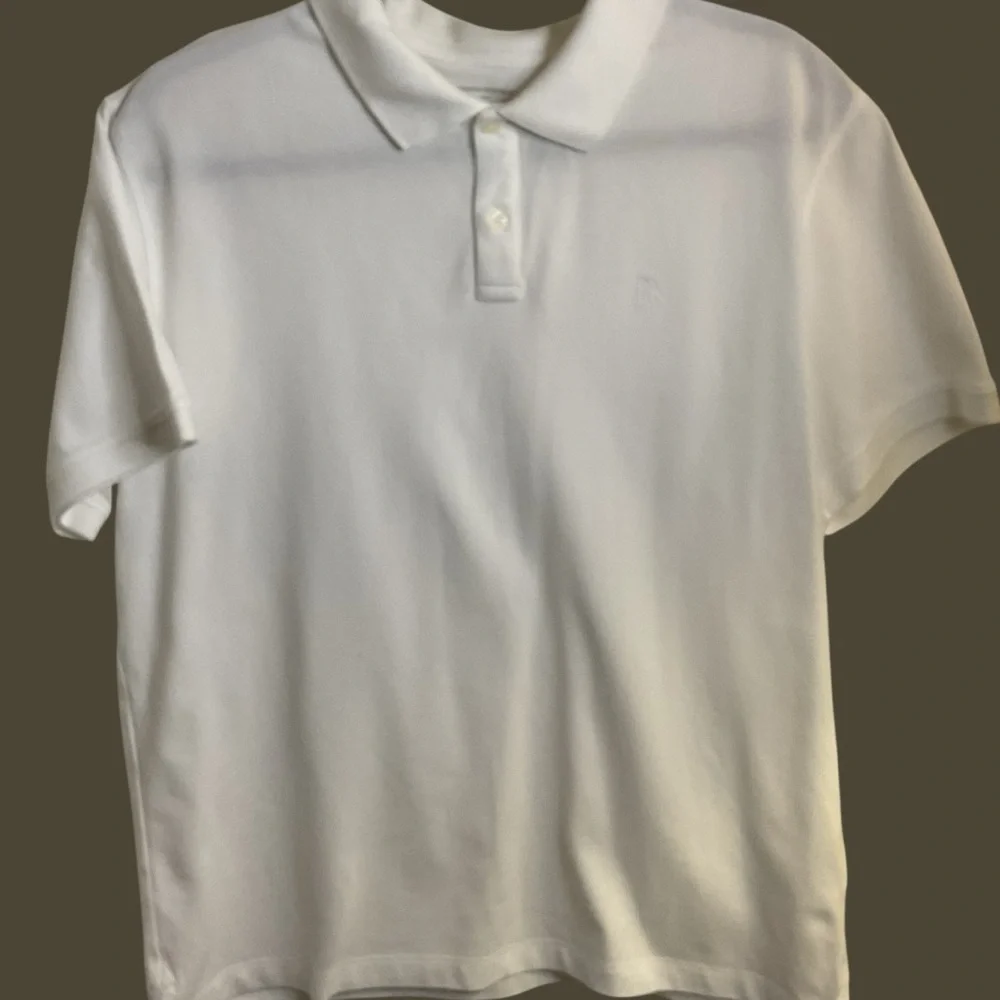 Men’s Banana Republic Classic White Polo Shirt NWOT